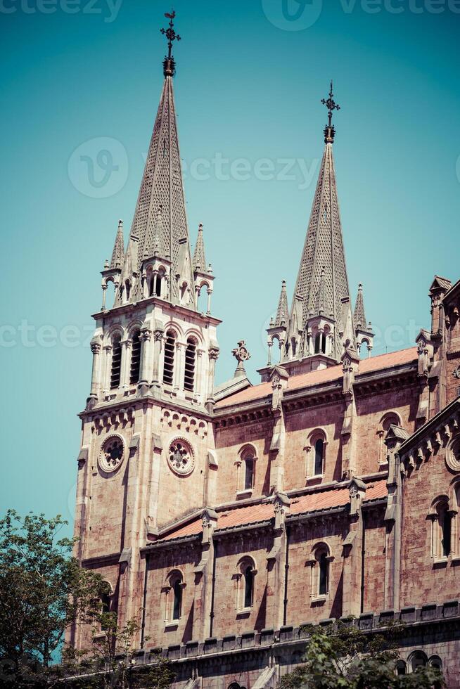 Basilica of Santa Maria, Covadonga, Asturias, Spain photo