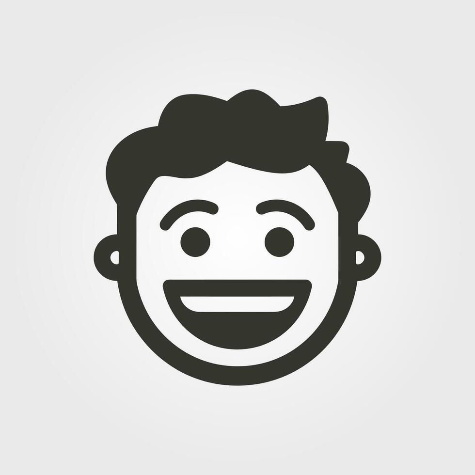 A laugh icon - Simple Vector Illustration