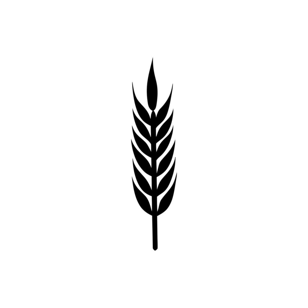 Wheat field icon isolated on white background vector