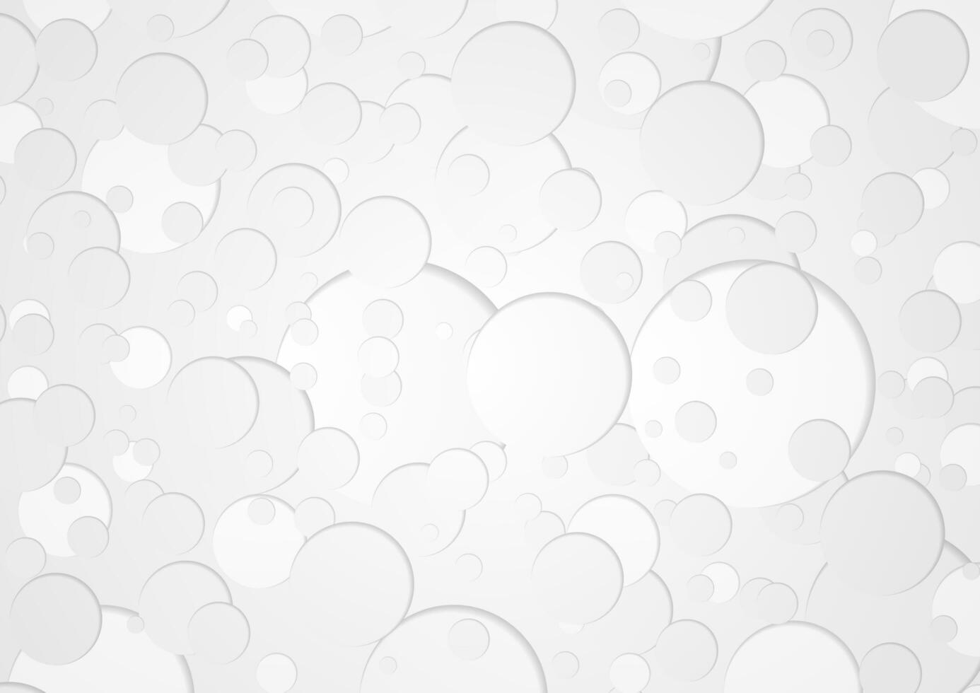 Grey circles tech geometric background photo