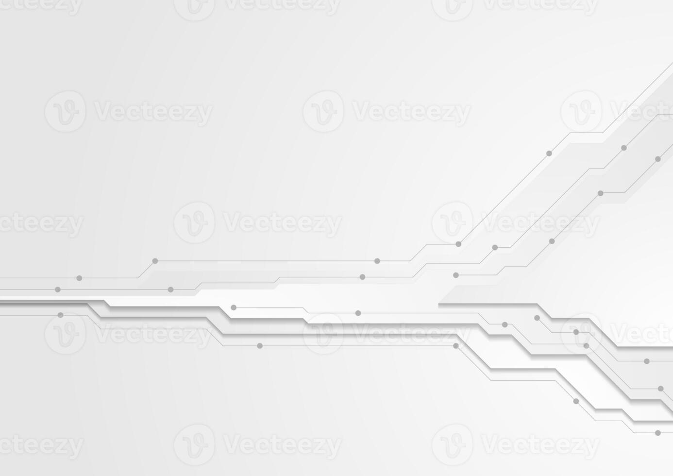 Tech grey futuristic abstract background photo