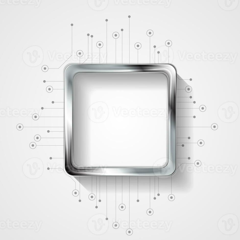 Abstract technology background with circuit board photo