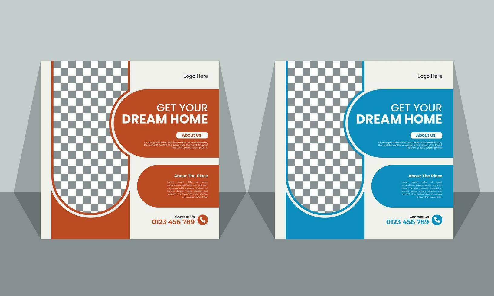 Vector home for sale Social media post design
