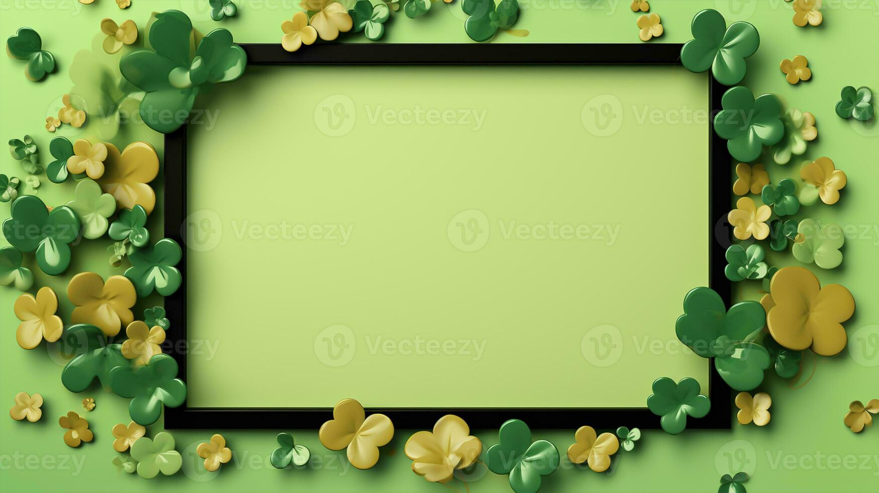 AI generated Portrait of a leprechaun isolated on white background photo