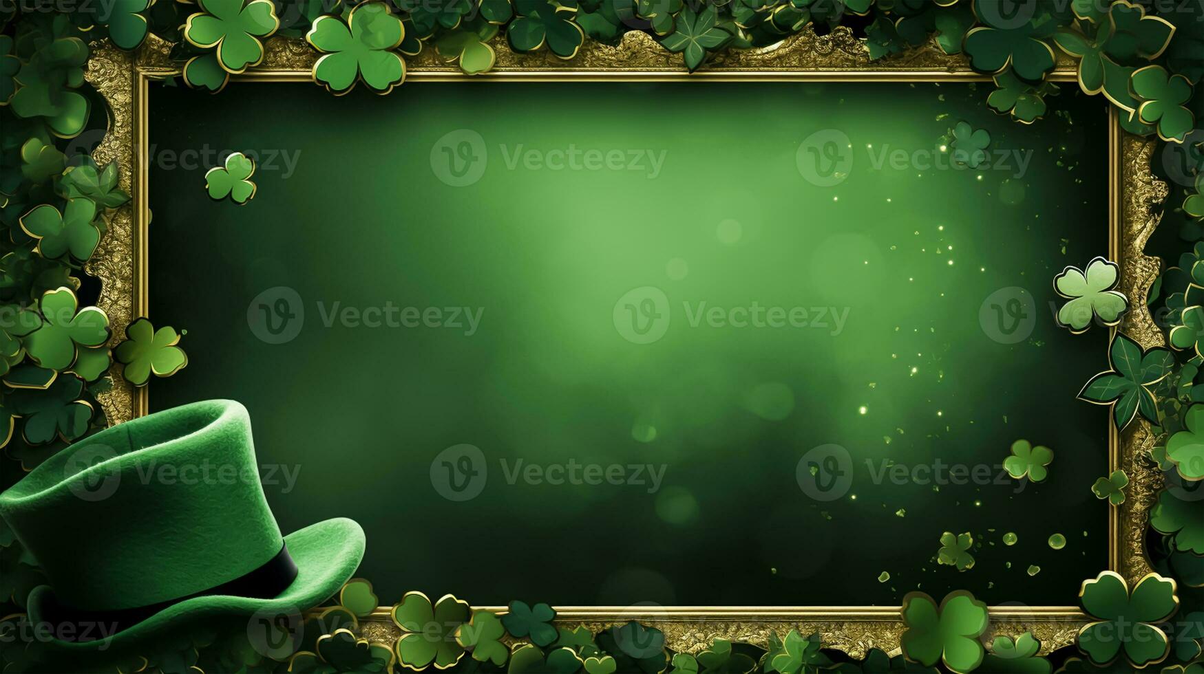 AI generated Portrait of a leprechaun isolated on white background photo