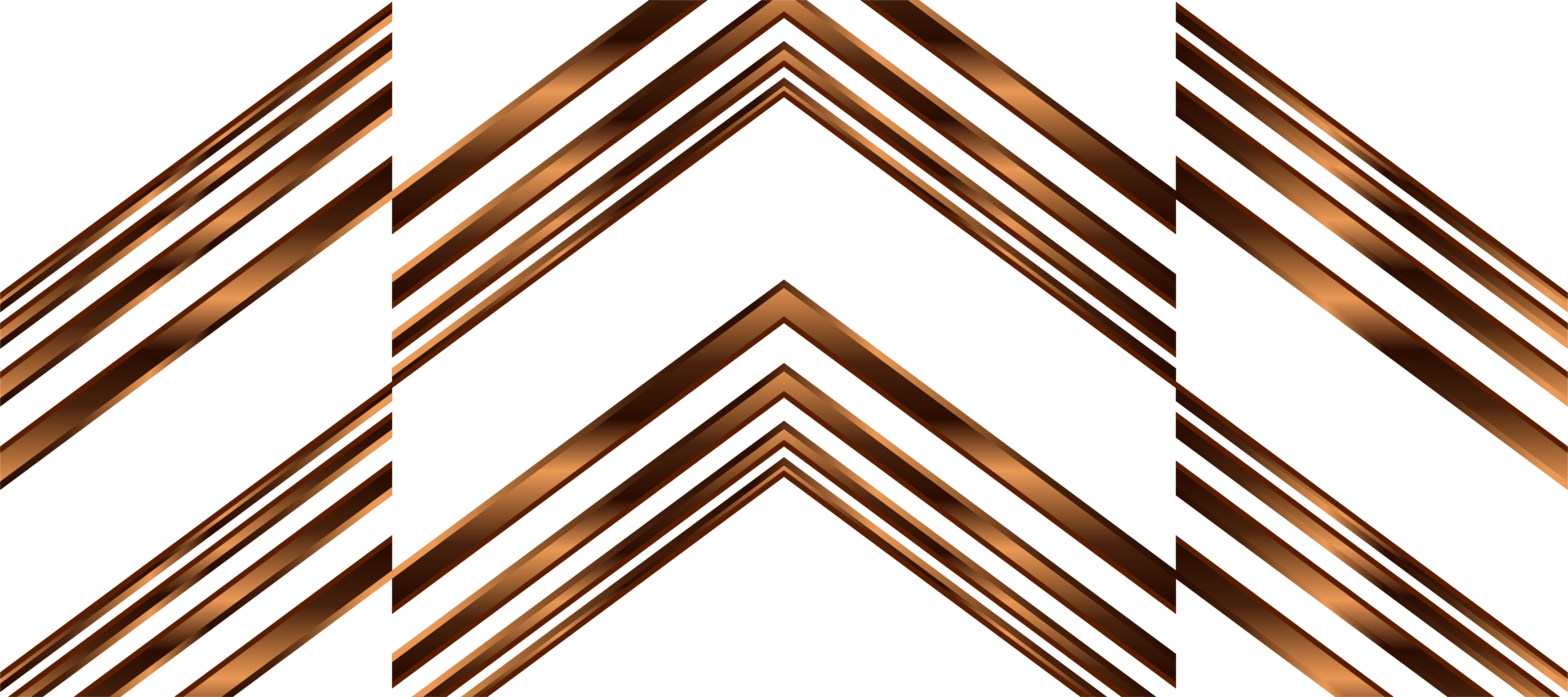 Abstract Shining Copper Arrow Black Transparent background Wallpaper png
