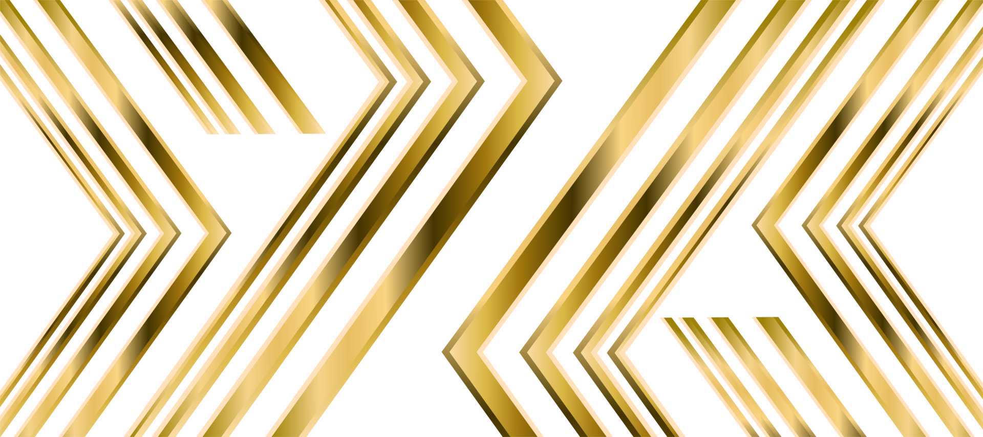 Abstract Shining Gold arrow transparent background Wallpaper png