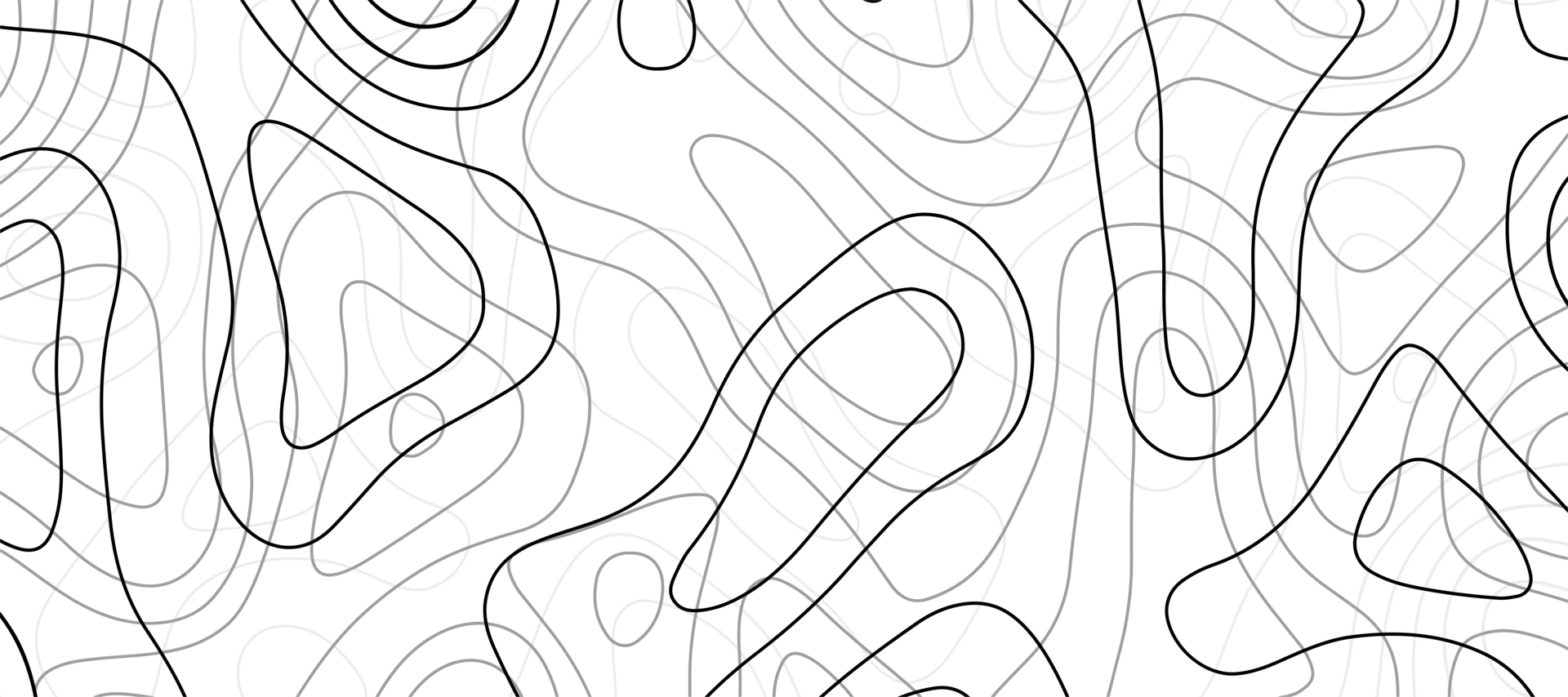 abstrato Preto linha contorno padronizar branco fundo papel de parede png