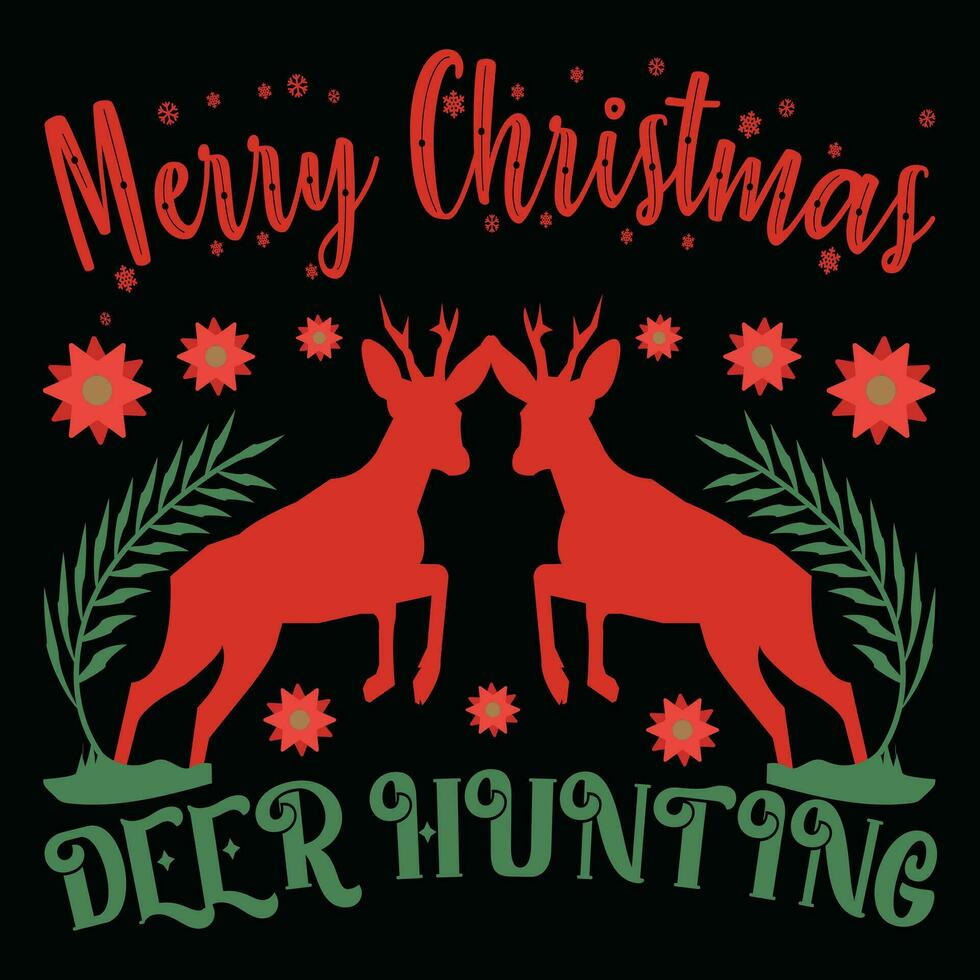 Merry Christmas Tshirt design vector