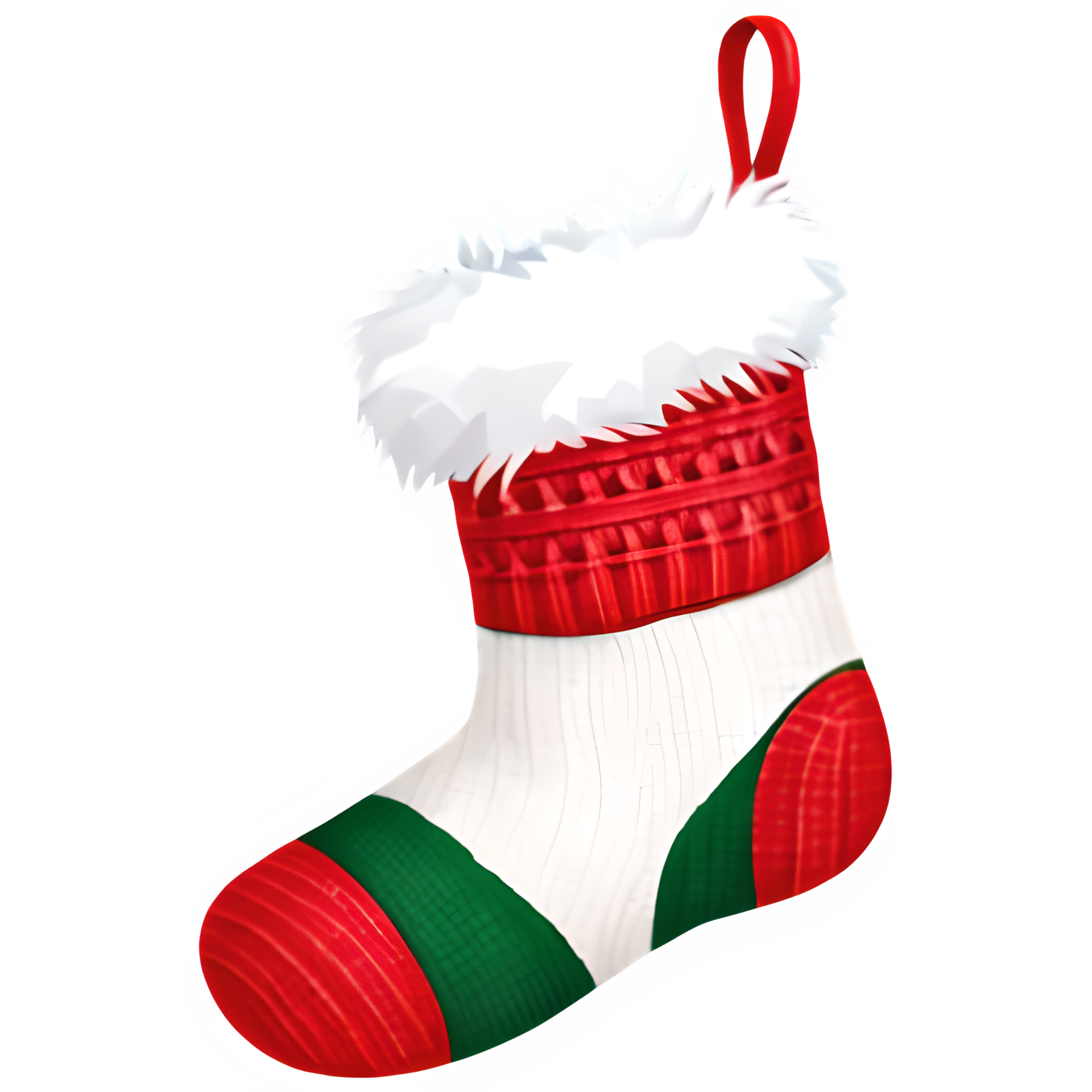 AI generated Christmas stocking watercolor clipart 34959090 PNG