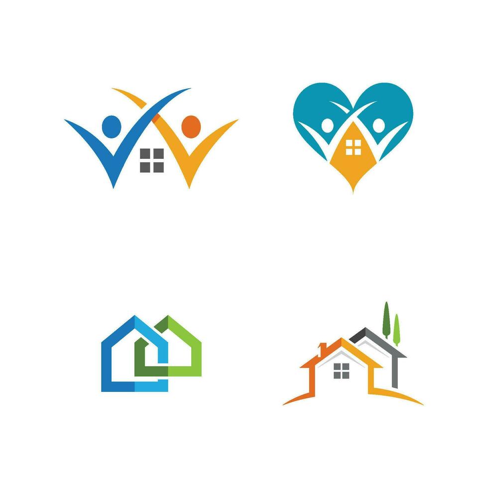 Property and Construction Logo design vector