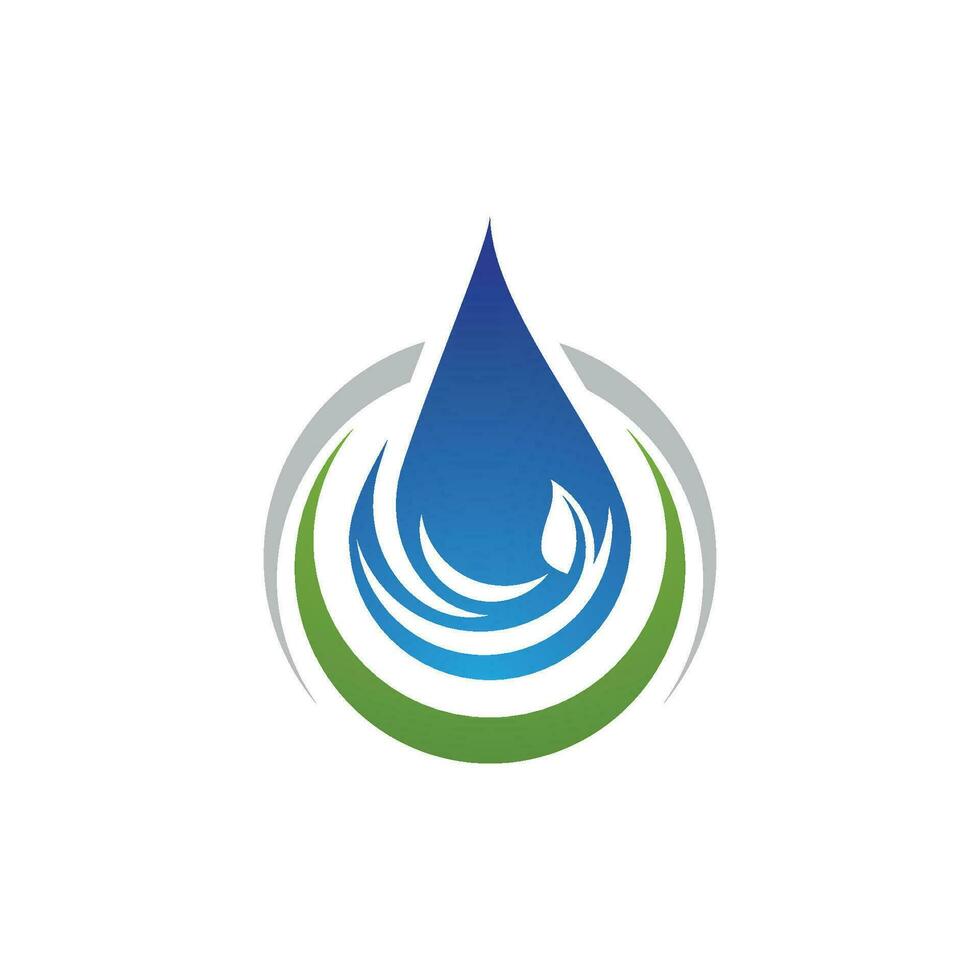 plantilla de logotipo de gota de agua vector