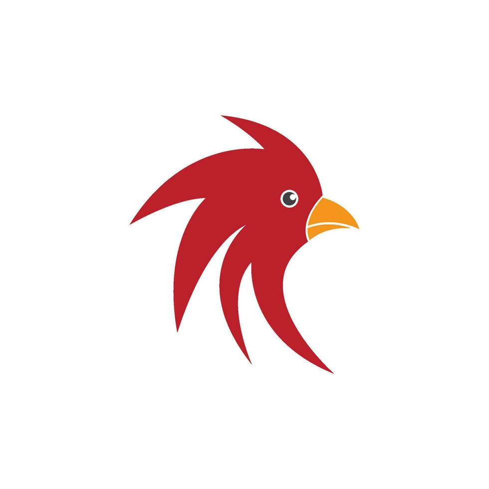 plantilla de logotipo de gallo vector