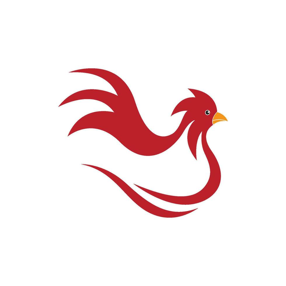 Rooster Logo Template vector