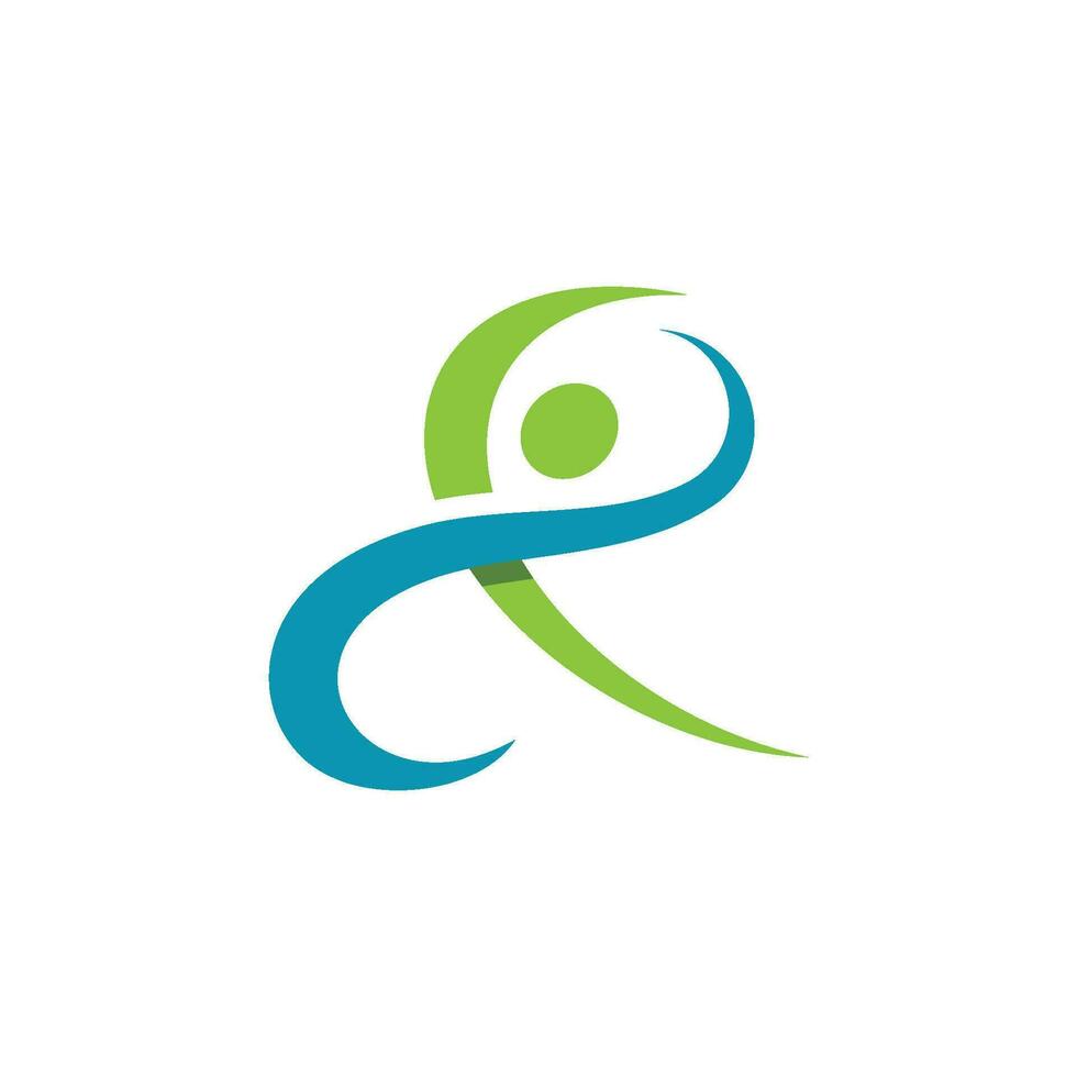 Human character logo sign vector