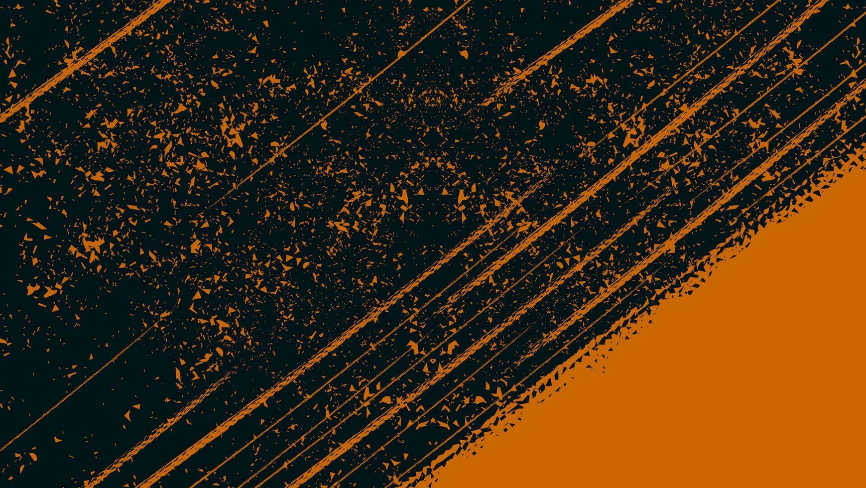 Abstract aesthetic orange grunge texture background. Retro illustration. vector