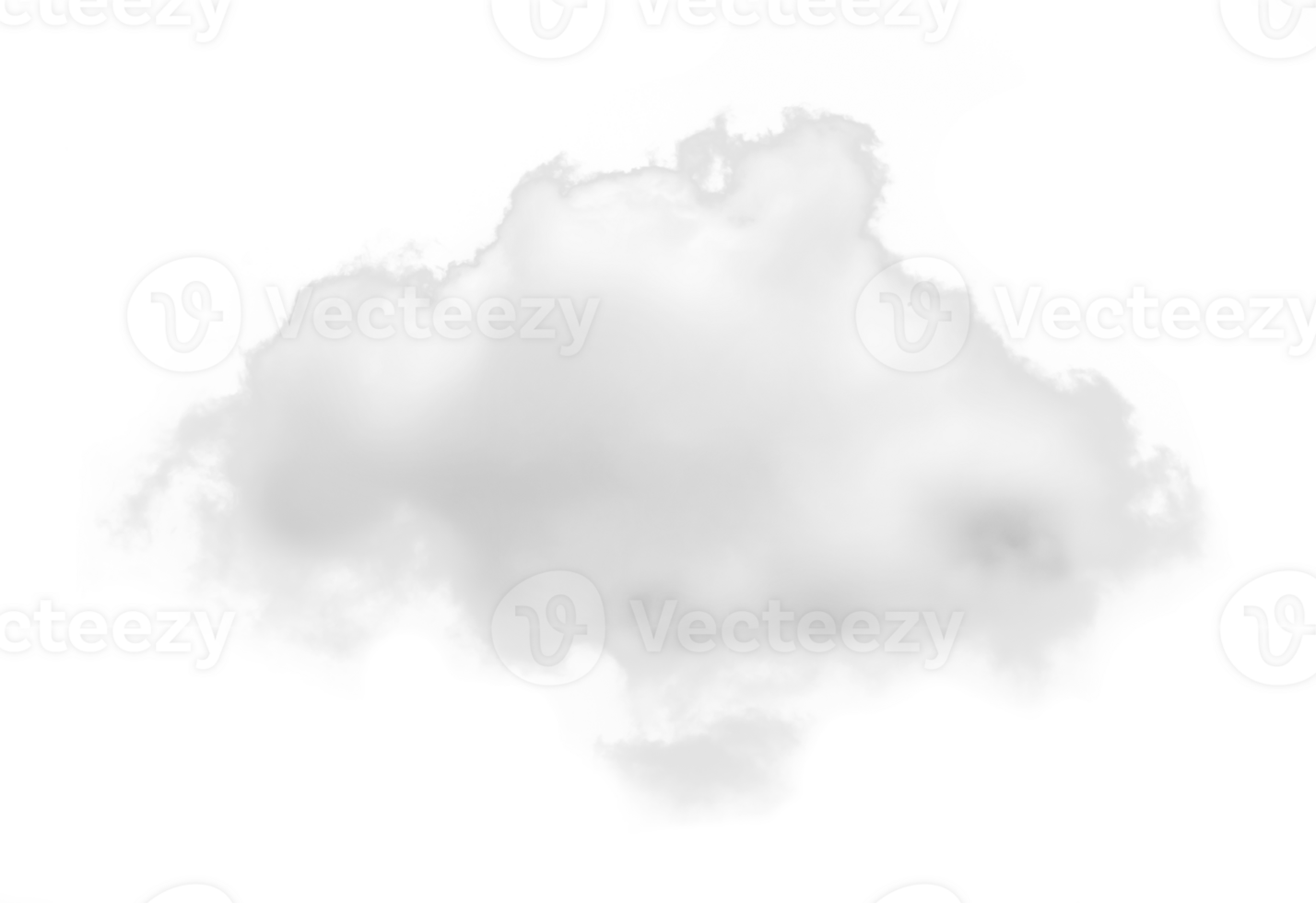 white cloud cutout on the background and texture. png