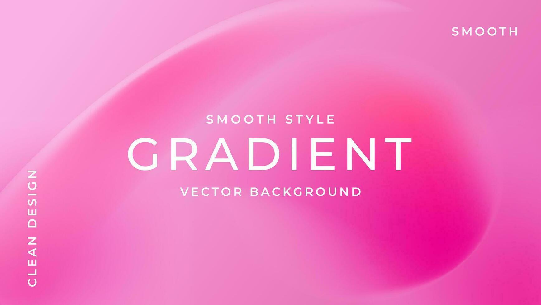 Radiant Pink Dreams Minimalist Gradient Background vector