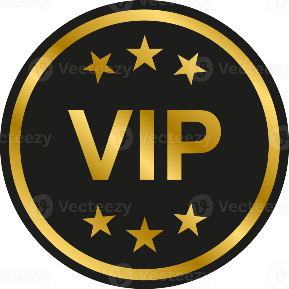 VIP icon for graphic design, logo, website, social media, mobile app, UI png