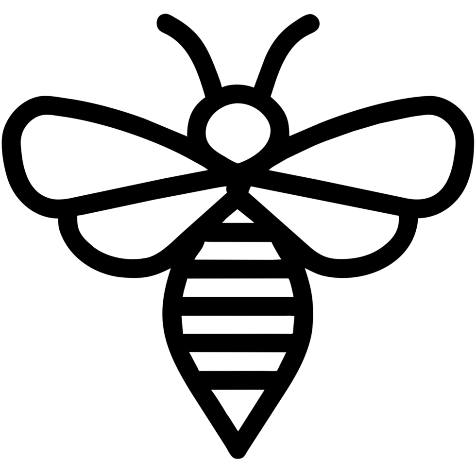 cute-bee-illustration-34960723-png