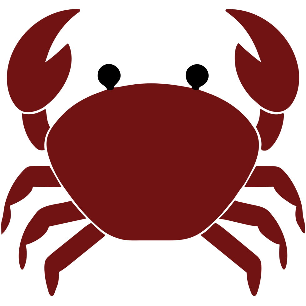 schattig krab illustratie png