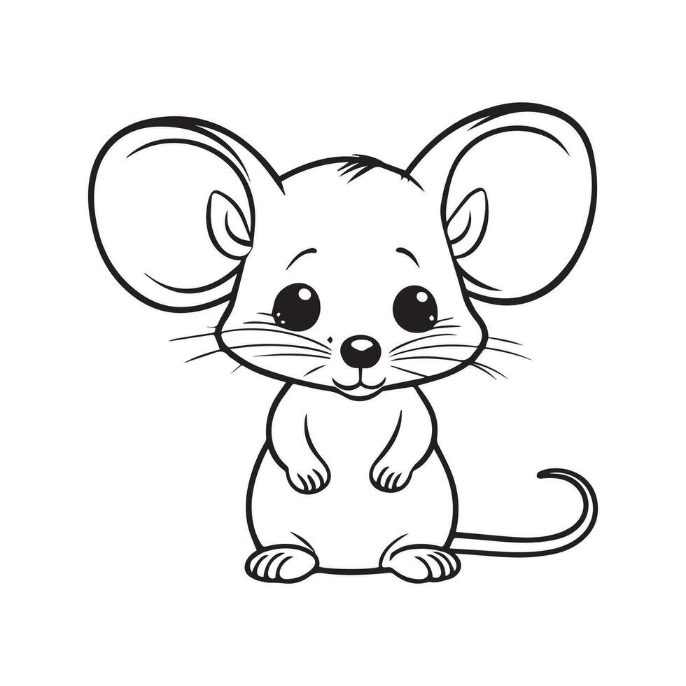 coloring book for children, types of animals in EPS vector format.