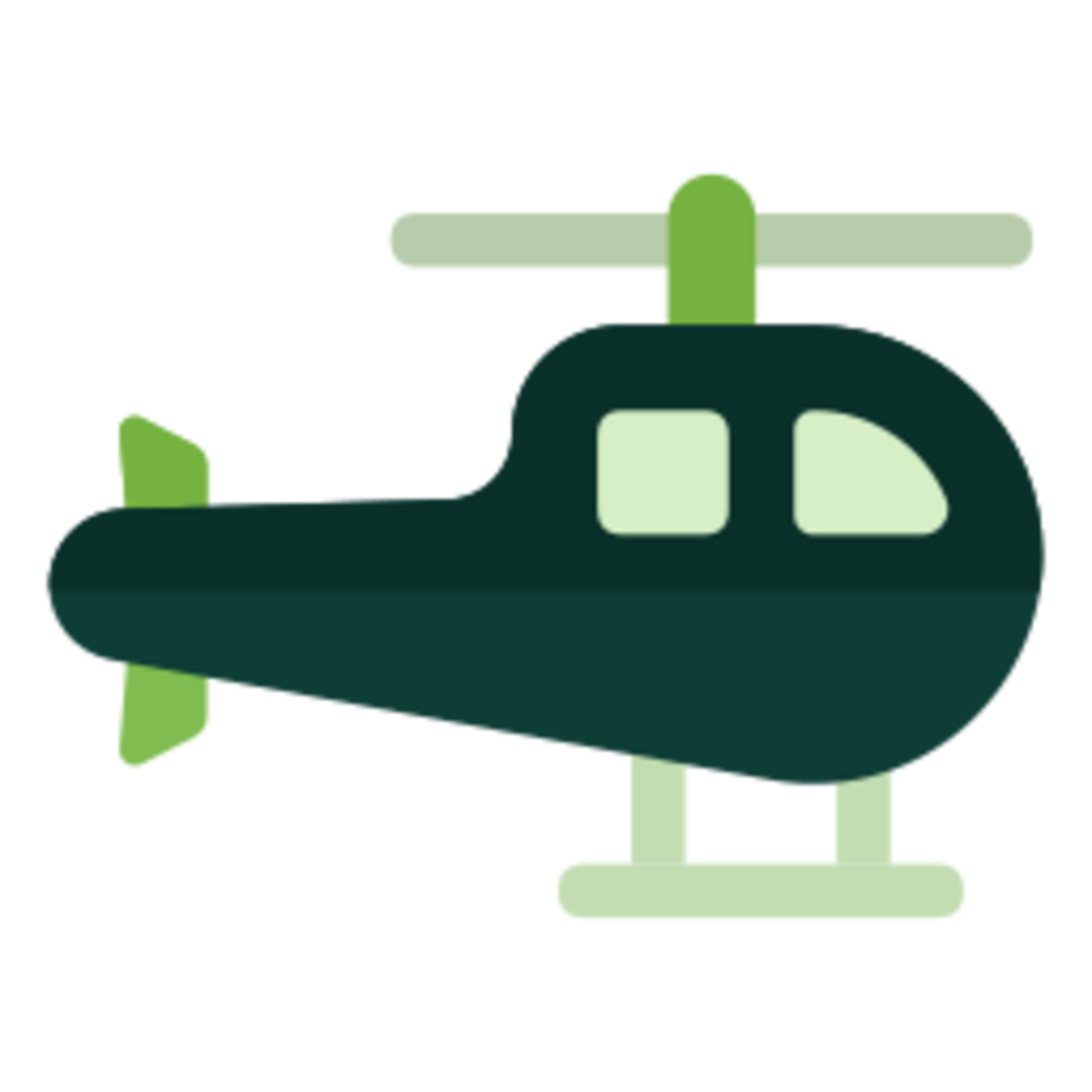 Helicopter illustration design png