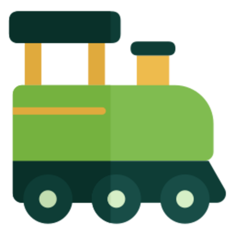 Train illustration design png