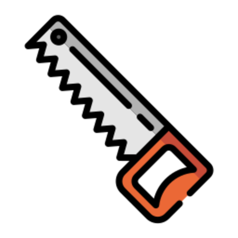 Saw illustration design png