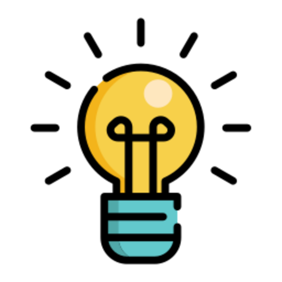light bulb illustration design png