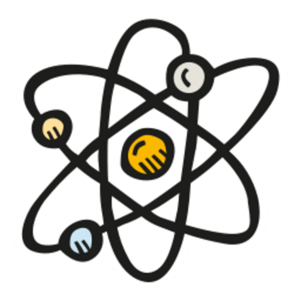 Atom illustration design png