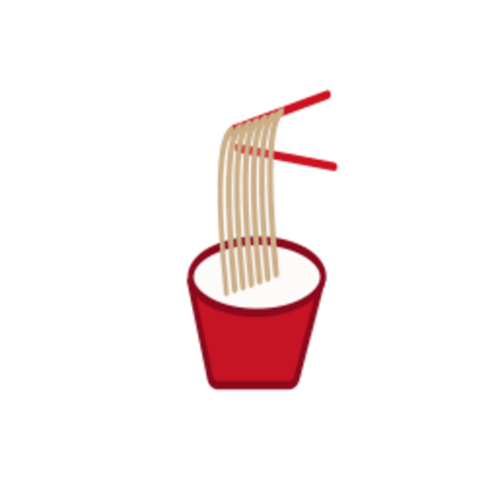 Noodle illustration design png