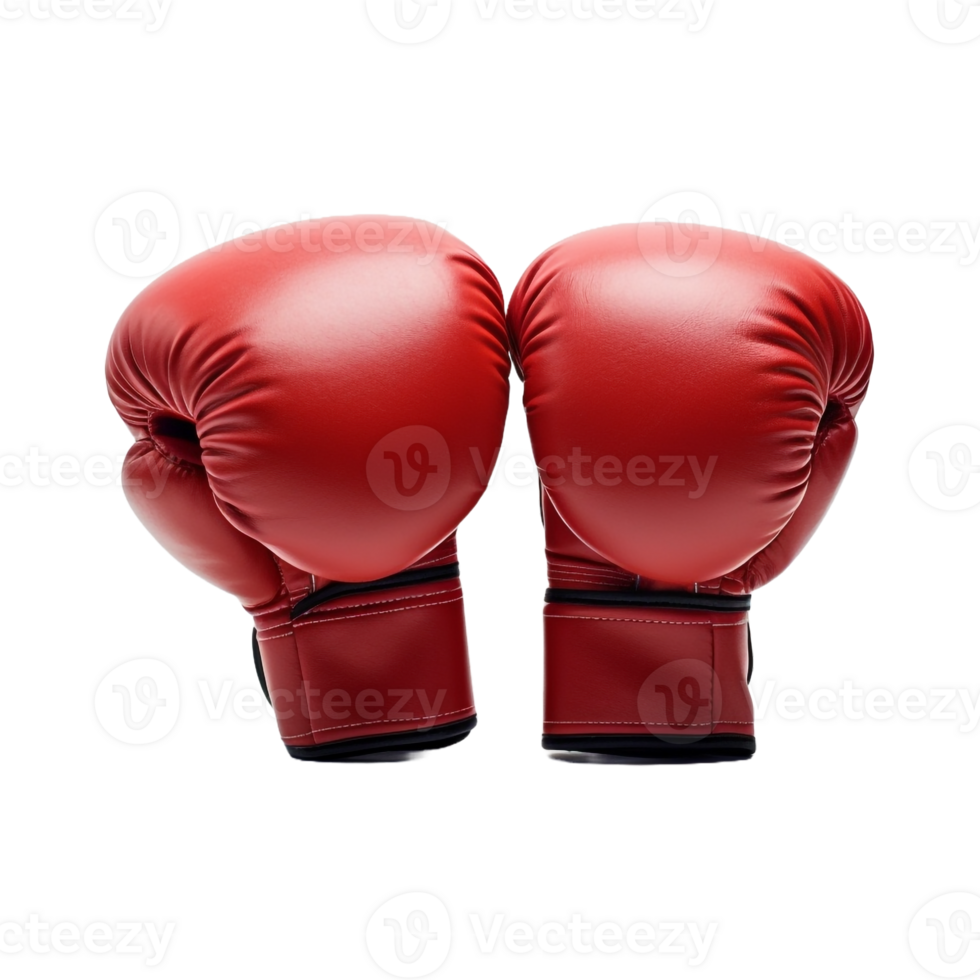 AI generated Boxing Gloves on Transparent background - Ai Generated png