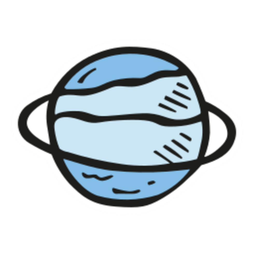 Uranus illustration design png