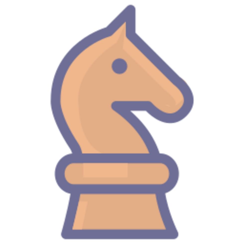 Schach Spiele Symbol Design png