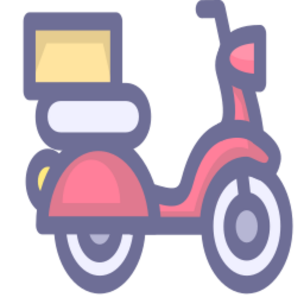 Take out express illustration design png