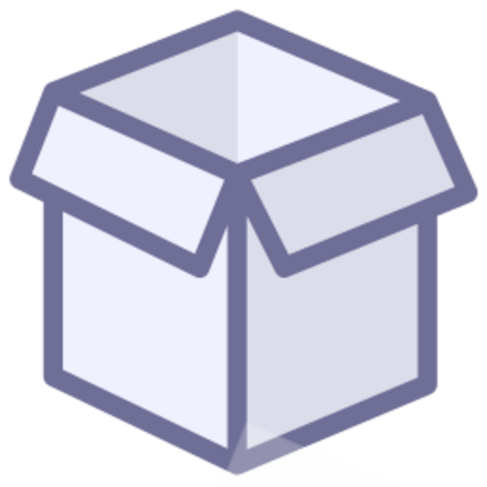 Open box goods illustration design png