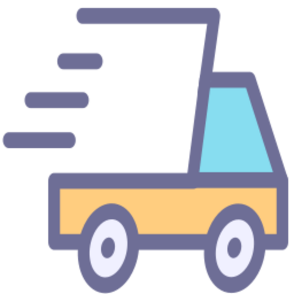 Express logistic illustration design png
