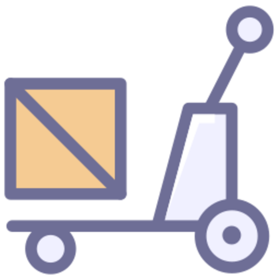 Handling goods illustration design png