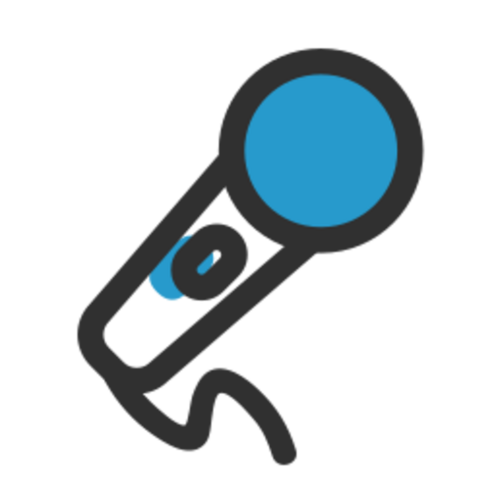 Microphone illustration design png