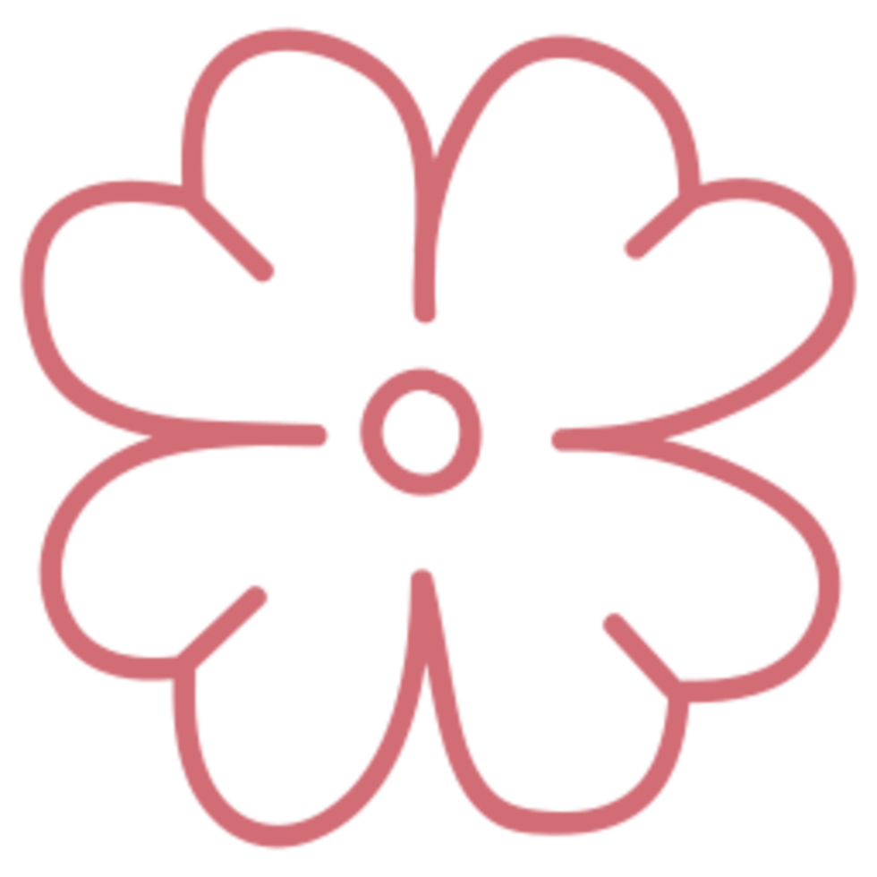 Flower illustration design png