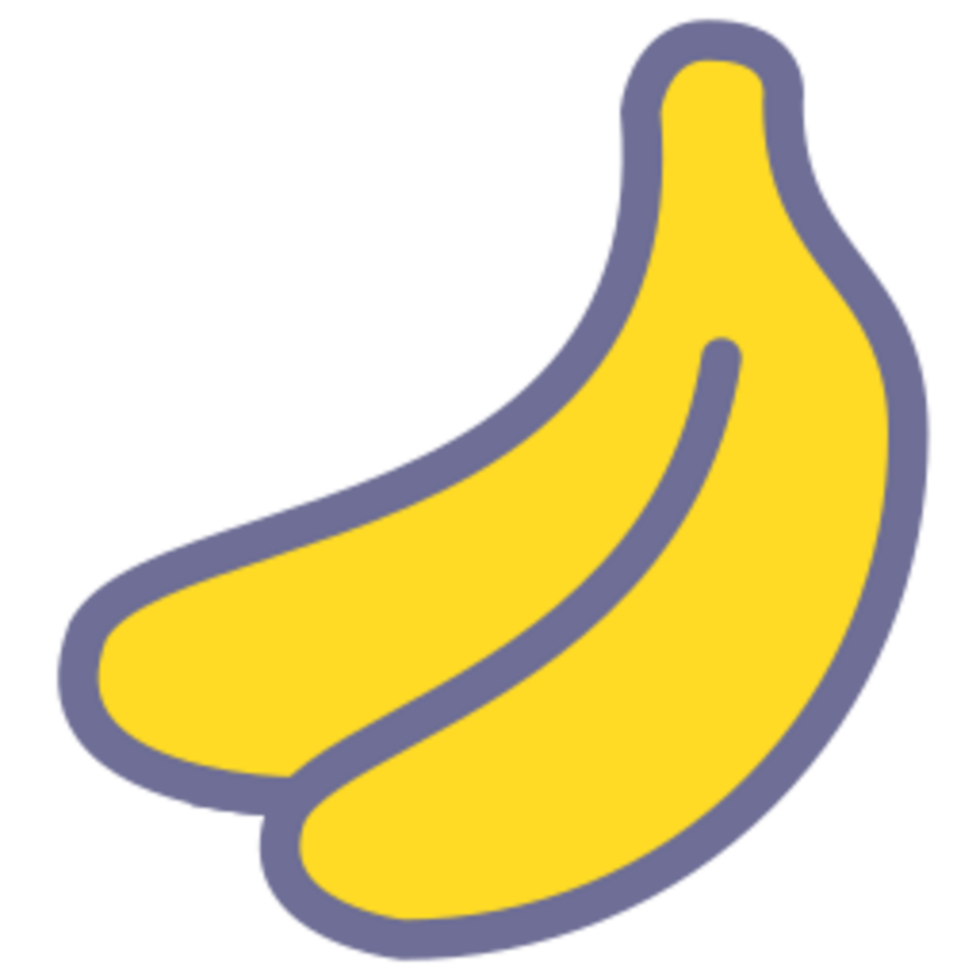 banana banana fruit illustration design png