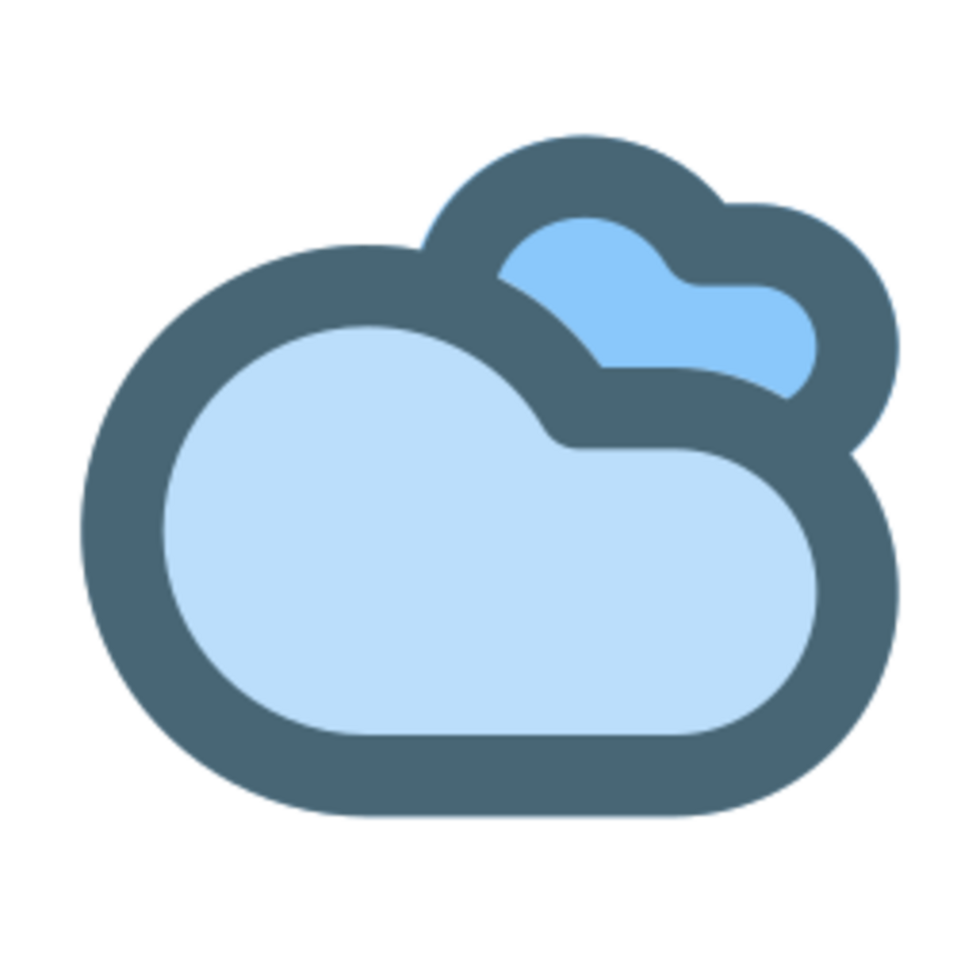cloudy illustration design png
