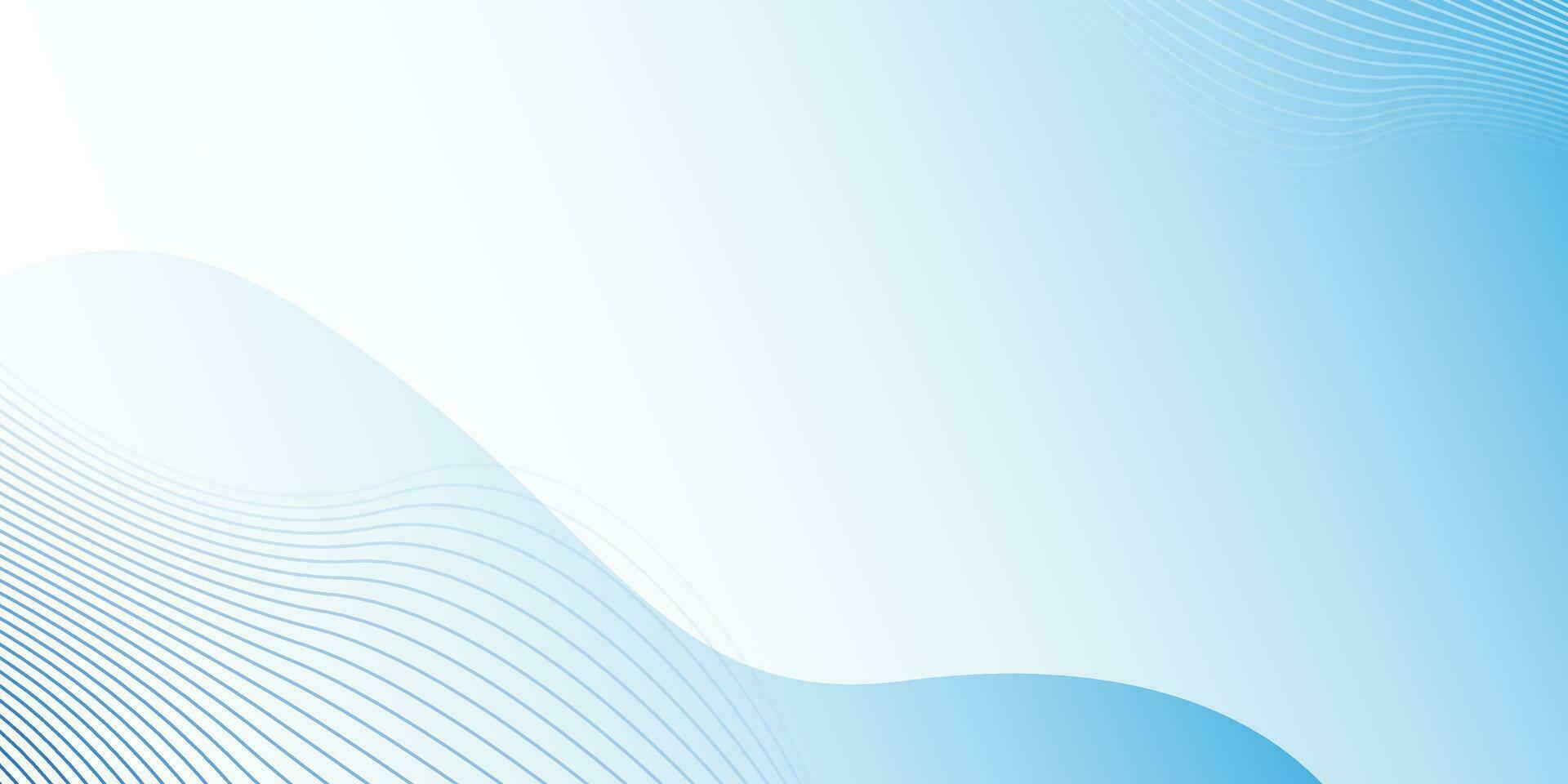 Blue line vector background curve paper layer with white space for text and message background design