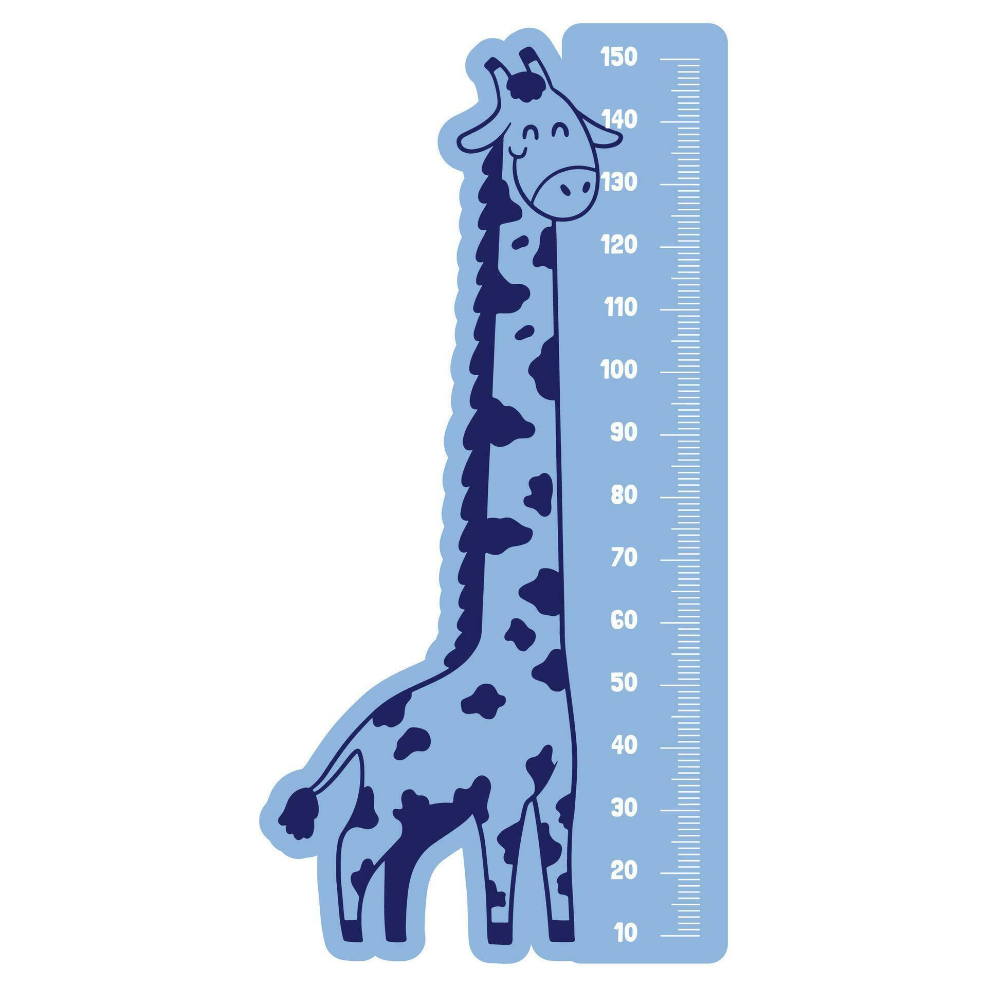 giraffe height measurement for kids 34963519 Vector Art at Vecteezy
