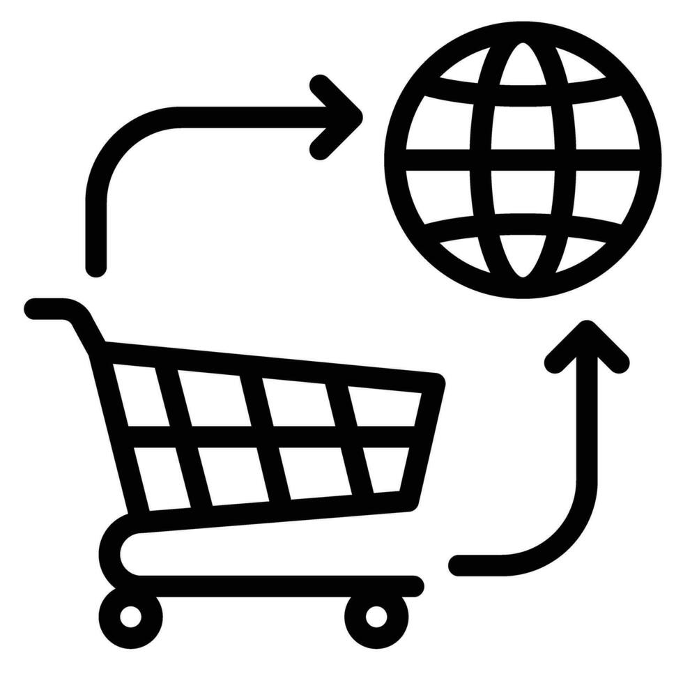 commerce icon . line vector illustration