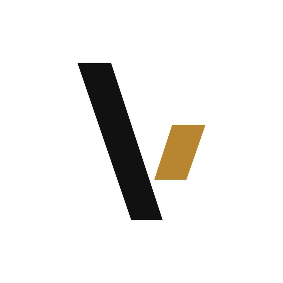 moderno v logo diseño. resumen inicial letra v logo modelo vector