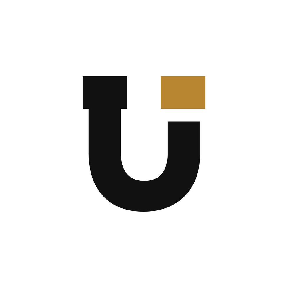 Creative Initial Letter U Logo. Alphabet U Logo Design Template vector