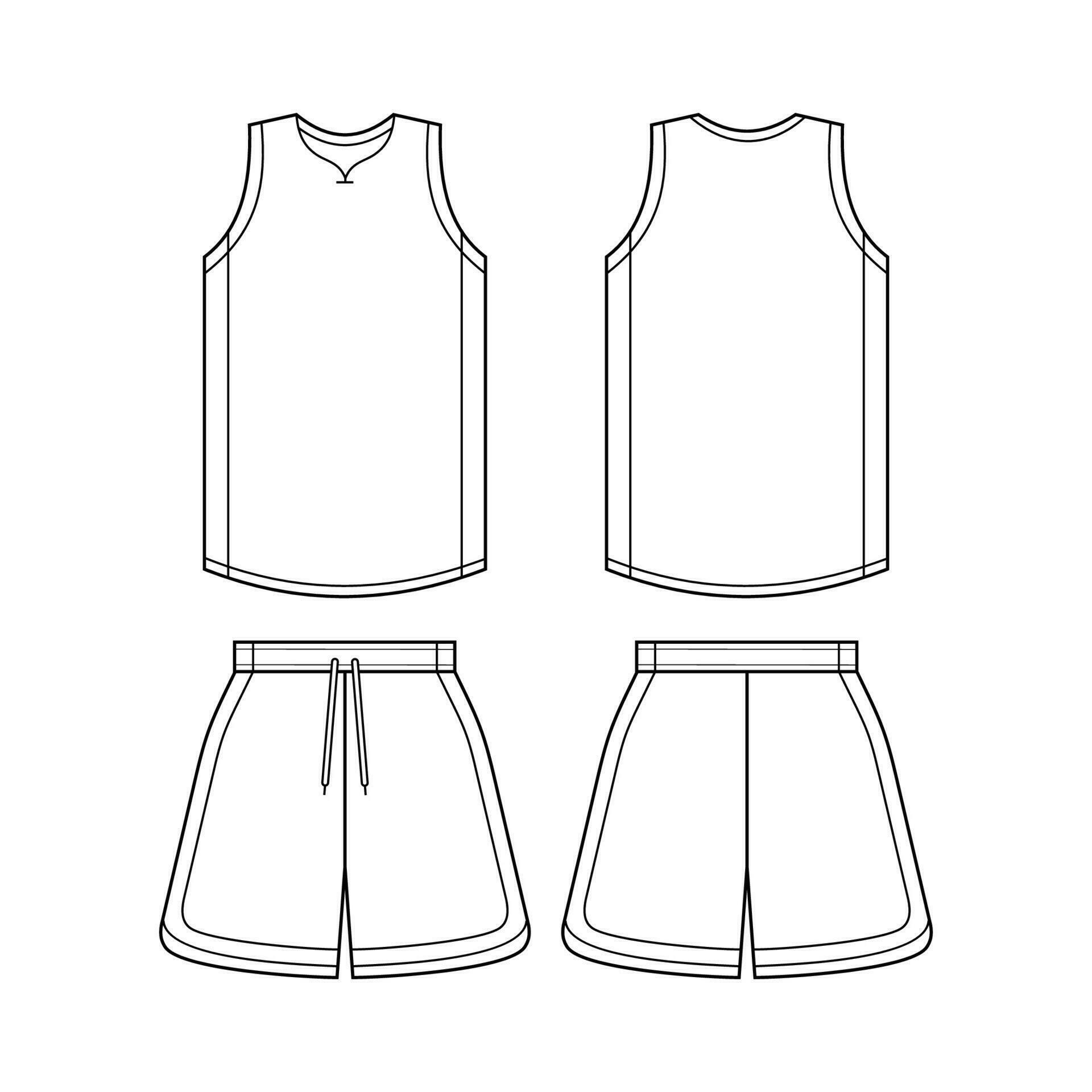 Basketball uniform mockup template design for sport club Red basketball ...