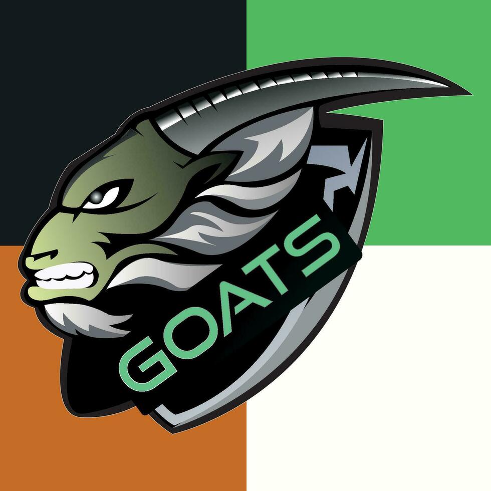 The Goat Logo vector